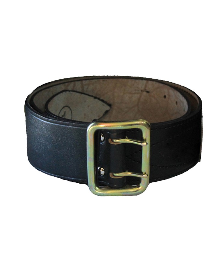 Ремень офицерский кожаный черный
