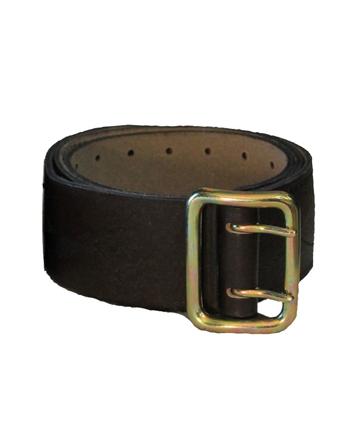 Ремень офицерский кожаный коричневый