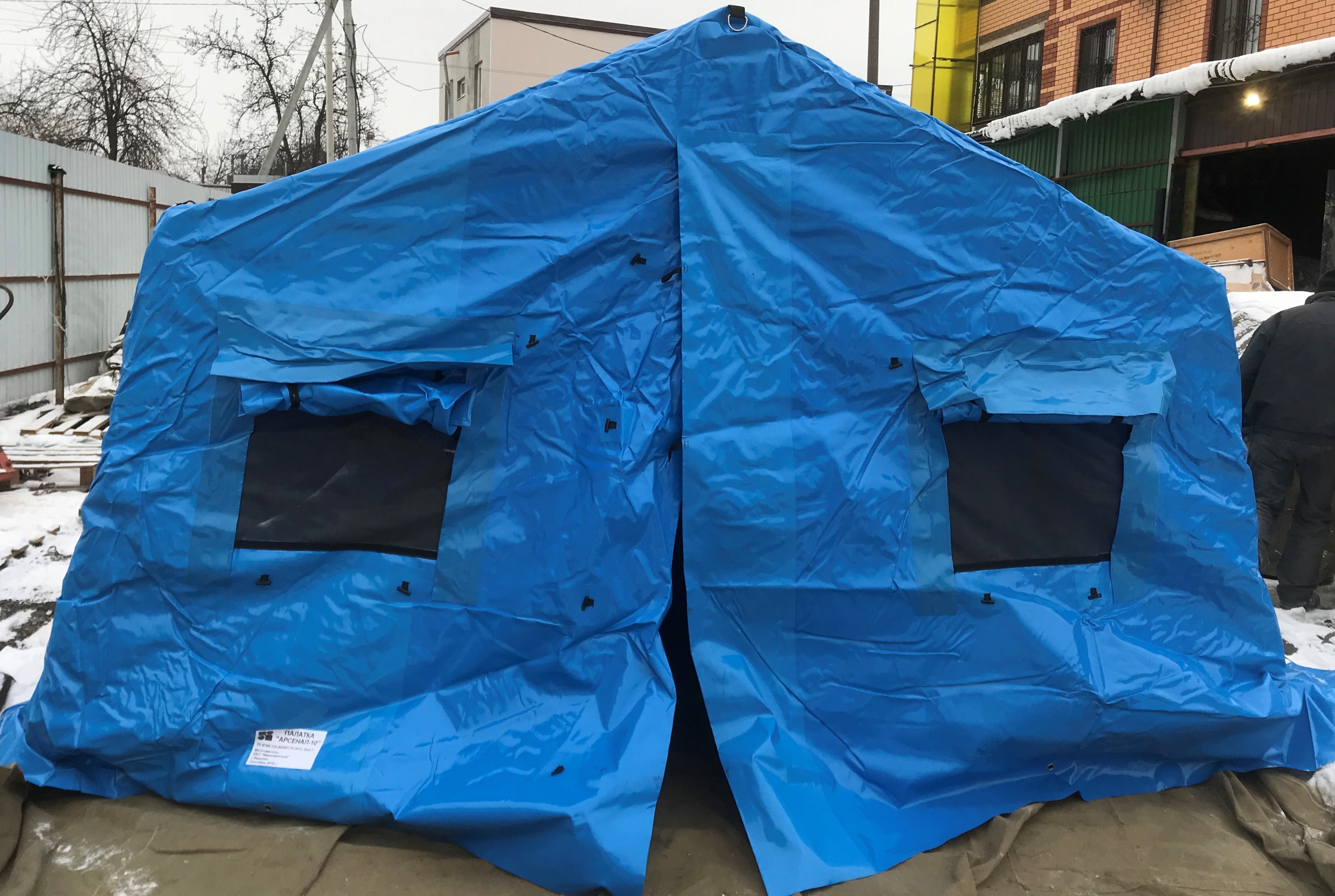 Армейская каркасная палатка Памир-10