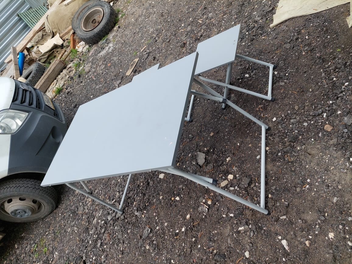 Стол армейский со стульями