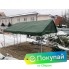 Палатка Каркасная утепленная зеленого цвета 3х4